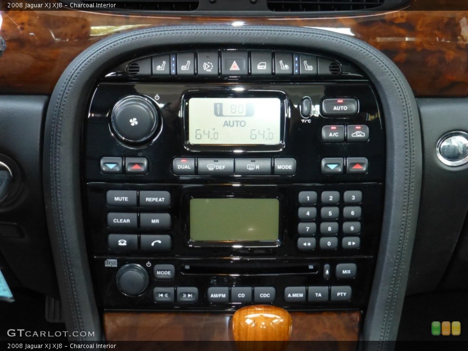 Charcoal Interior Controls for the 2008 Jaguar XJ XJ8 #80955469