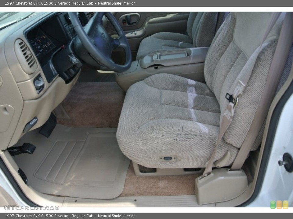 Neutral Shale Interior Front Seat for the 1997 Chevrolet C/K C1500 Silverado Regular Cab #80955976
