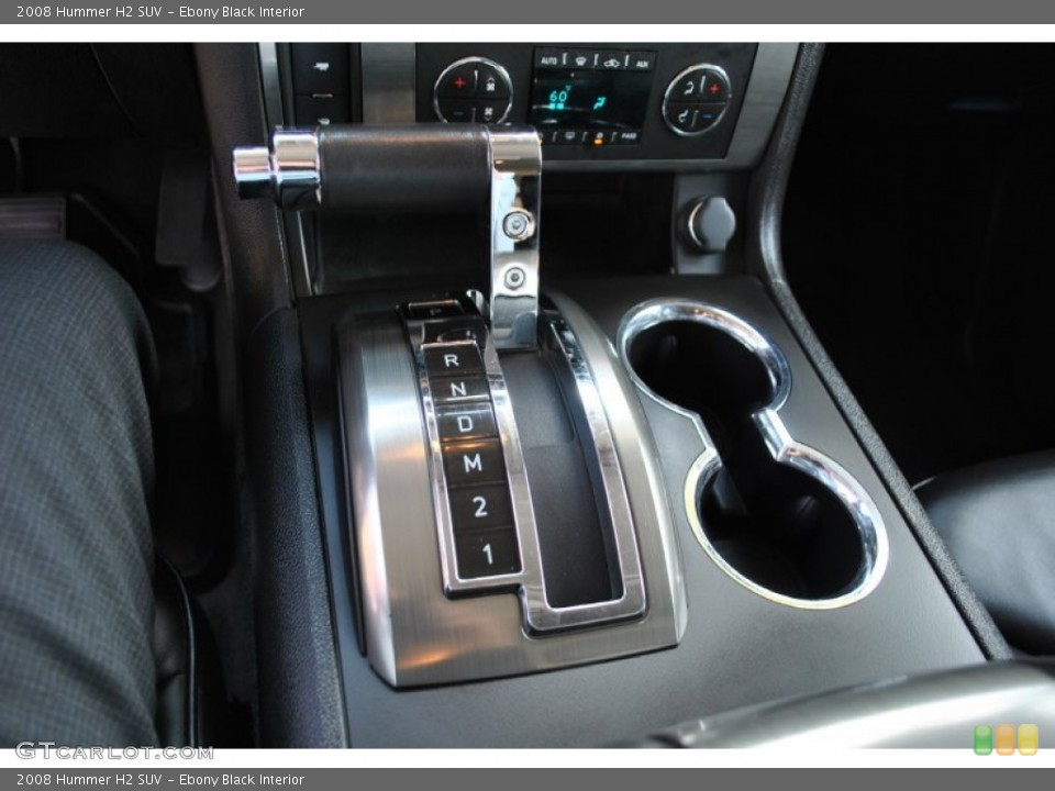 Ebony Black Interior Transmission for the 2008 Hummer H2 SUV #80956444