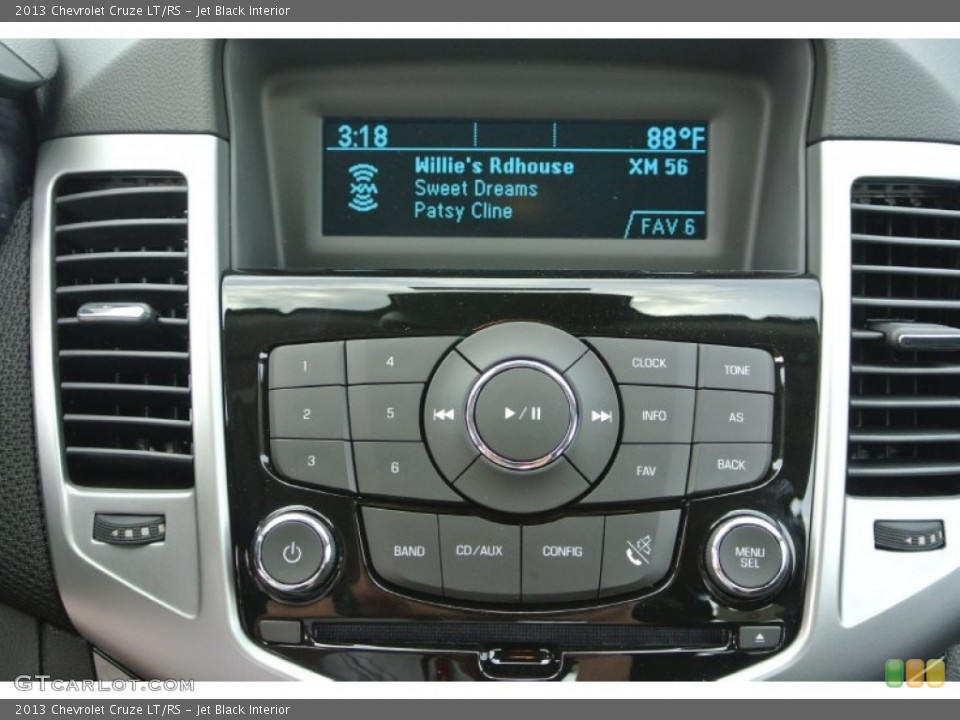 Jet Black Interior Controls for the 2013 Chevrolet Cruze LT/RS #80956905