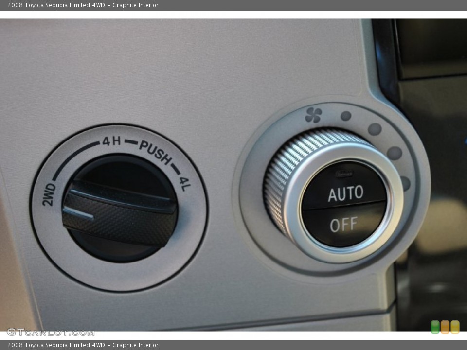 Graphite Interior Controls for the 2008 Toyota Sequoia Limited 4WD #80957143