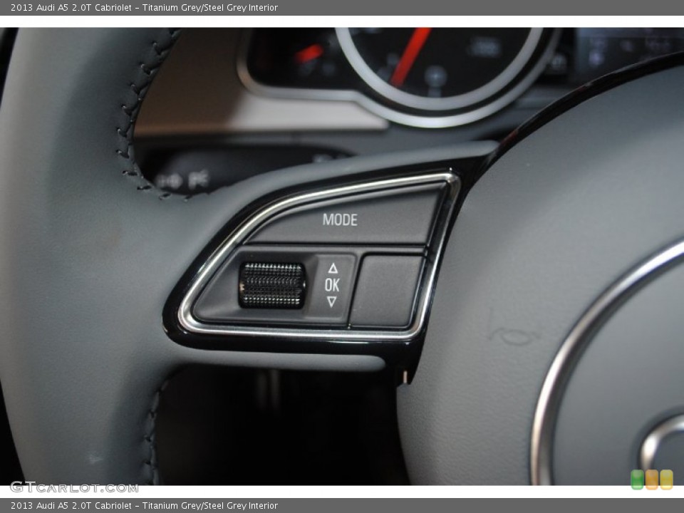 Titanium Grey/Steel Grey Interior Controls for the 2013 Audi A5 2.0T Cabriolet #80958583
