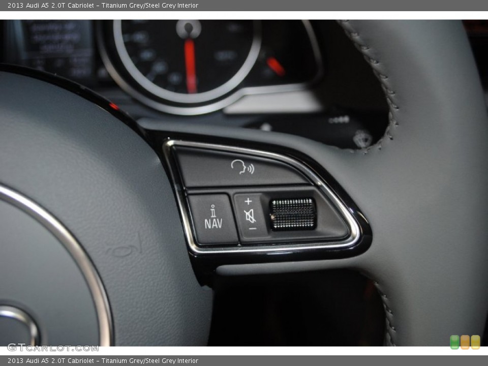 Titanium Grey/Steel Grey Interior Controls for the 2013 Audi A5 2.0T Cabriolet #80958601