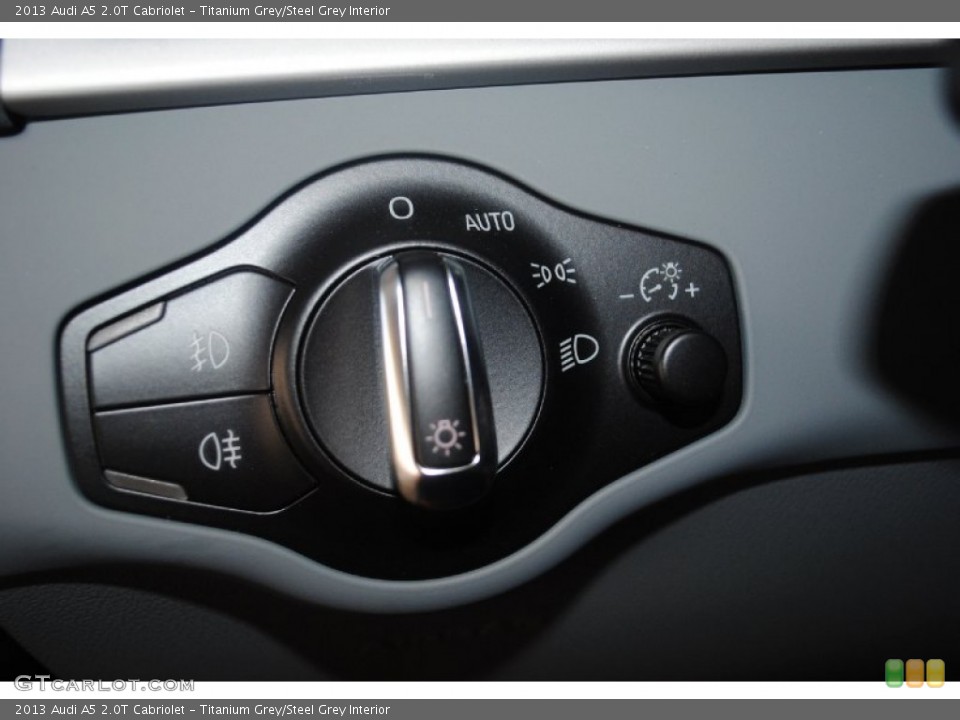 Titanium Grey/Steel Grey Interior Controls for the 2013 Audi A5 2.0T Cabriolet #80958659