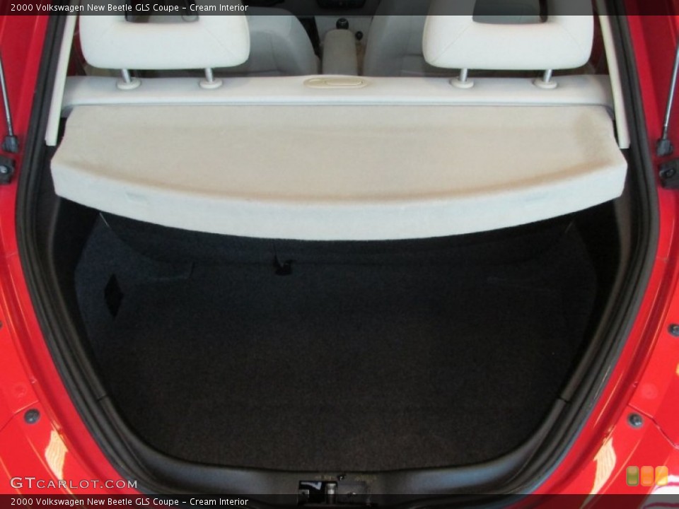 Cream Interior Trunk for the 2000 Volkswagen New Beetle GLS Coupe #80958823