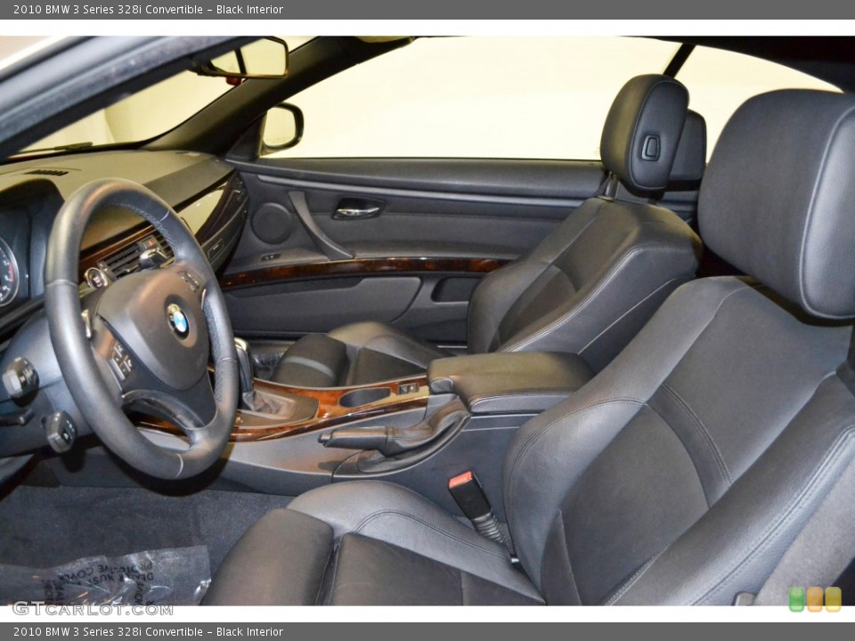 Black Interior Photo for the 2010 BMW 3 Series 328i Convertible #80959051