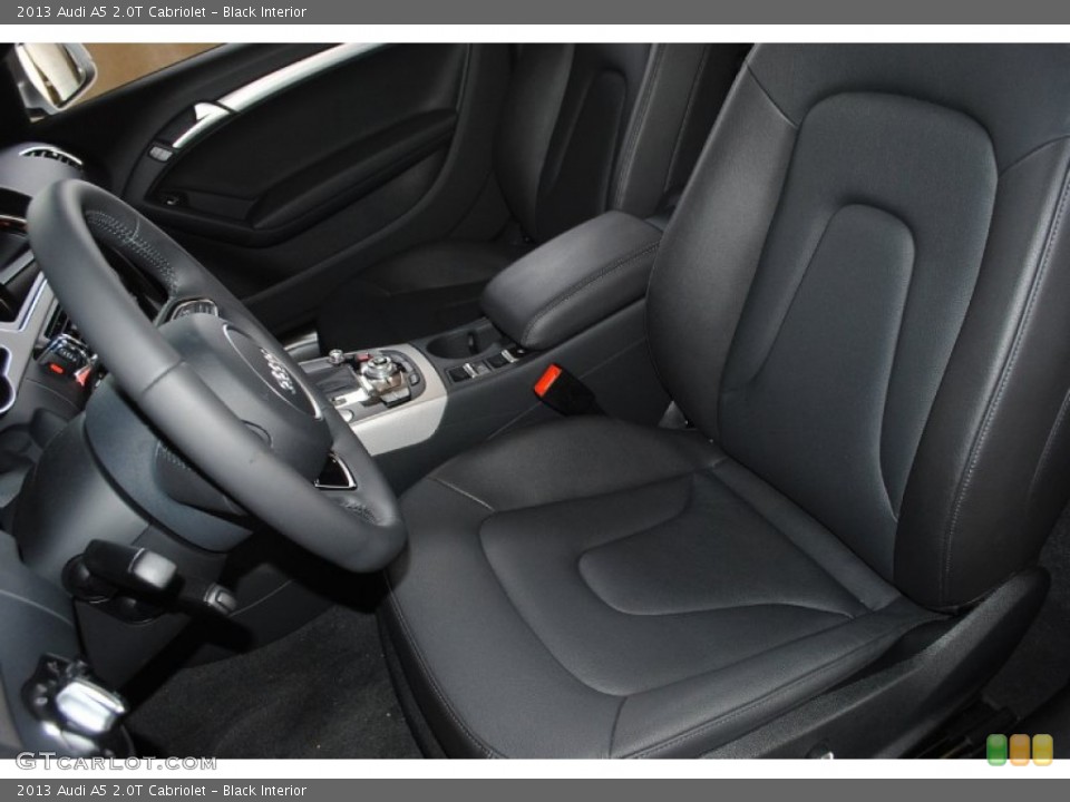 Black Interior Front Seat for the 2013 Audi A5 2.0T Cabriolet #80959441