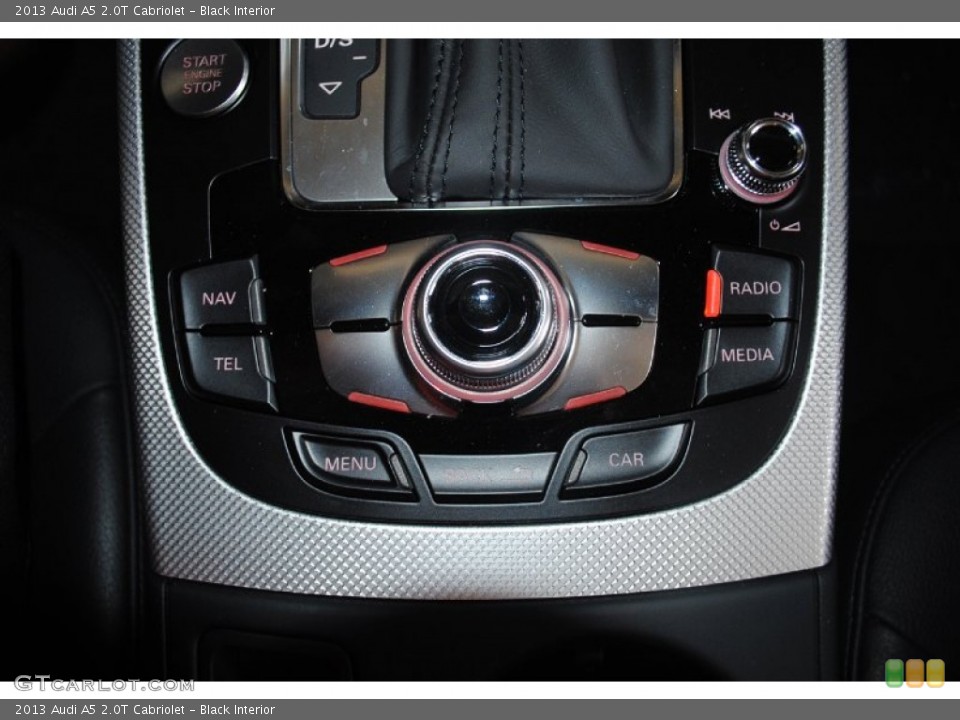 Black Interior Controls for the 2013 Audi A5 2.0T Cabriolet #80959495