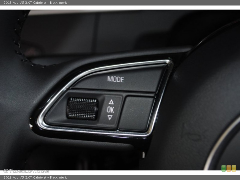 Black Interior Controls for the 2013 Audi A5 2.0T Cabriolet #80959536