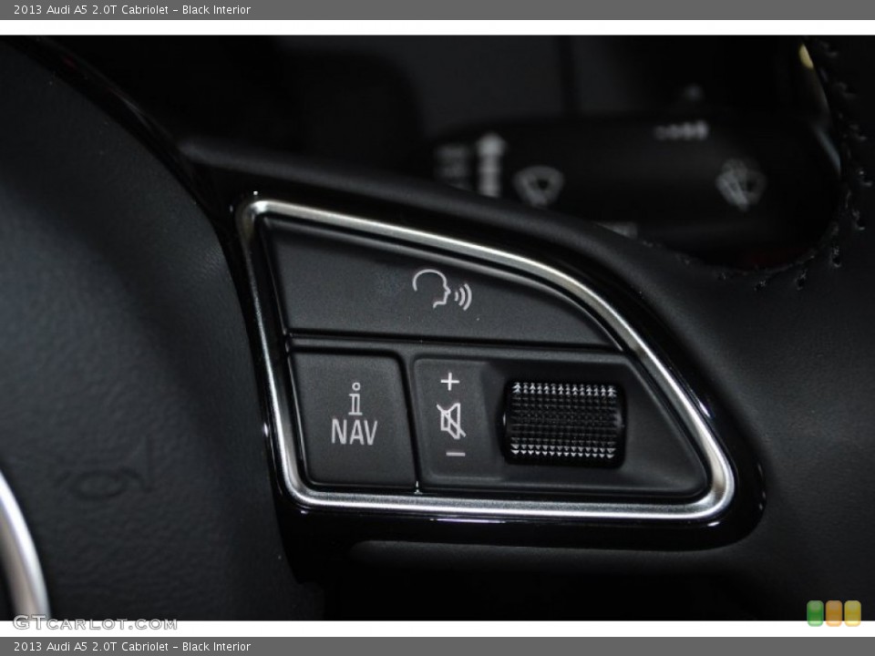 Black Interior Controls for the 2013 Audi A5 2.0T Cabriolet #80959555