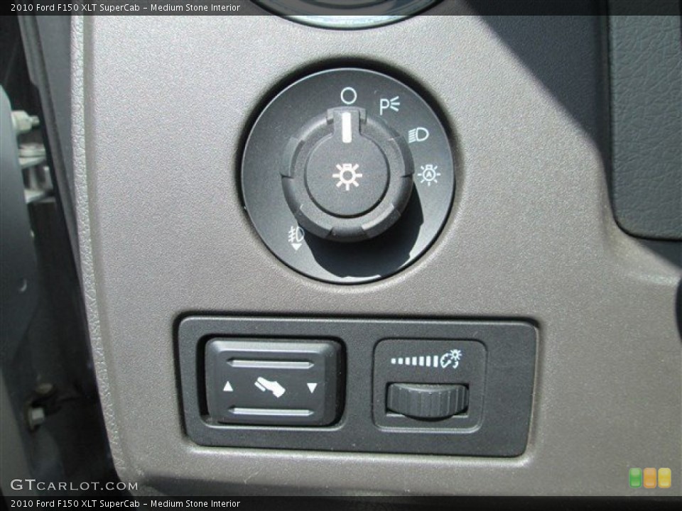 Medium Stone Interior Controls for the 2010 Ford F150 XLT SuperCab #80959855