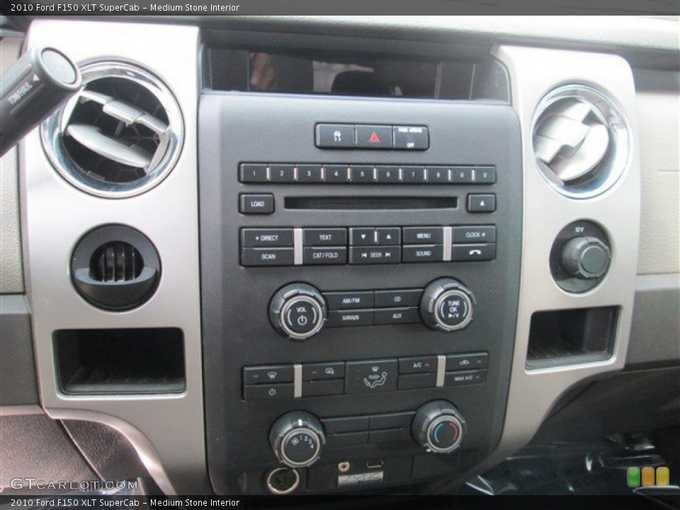 Medium Stone Interior Controls for the 2010 Ford F150 XLT SuperCab #80959898