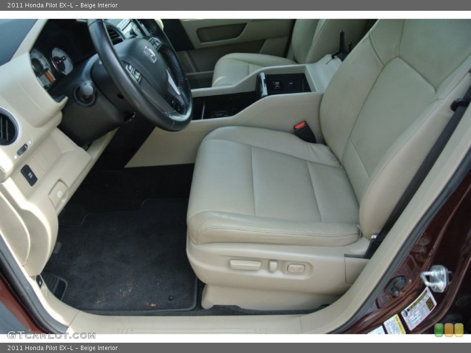 Beige Interior Photo for the 2011 Honda Pilot EX-L #80962993