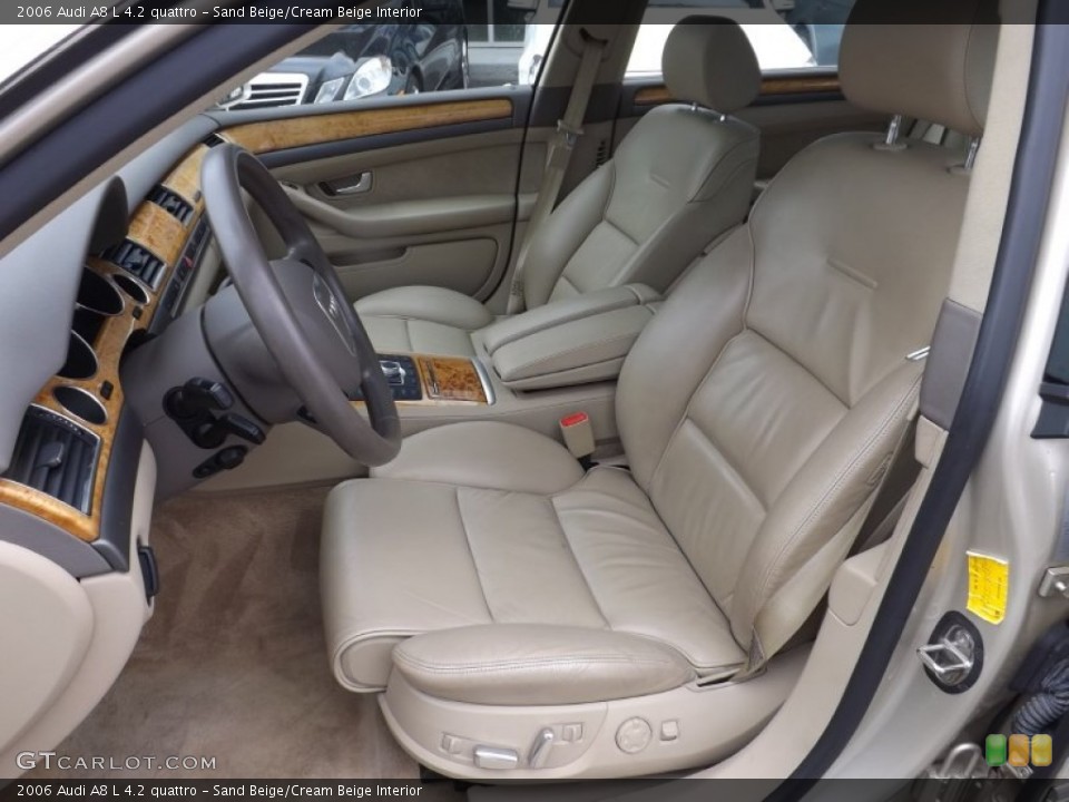 Sand Beige/Cream Beige Interior Photo for the 2006 Audi A8 L 4.2 quattro #80963029