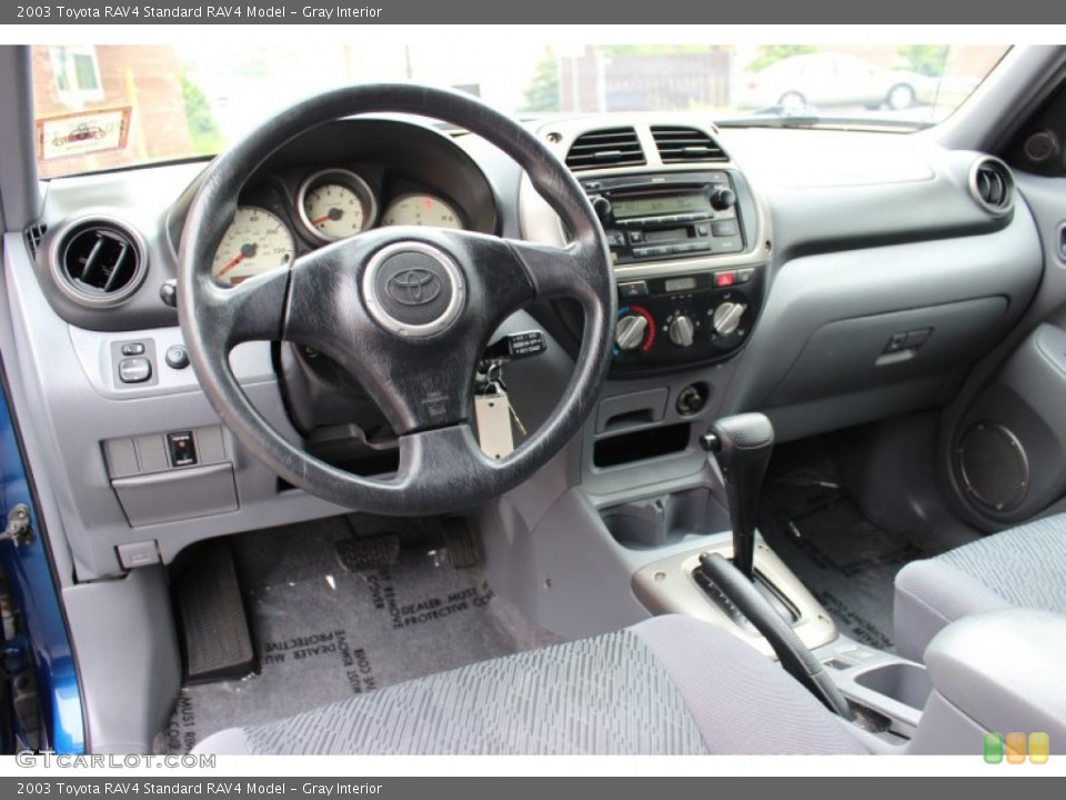 Gray Interior Dashboard for the 2003 Toyota RAV4  #80964163