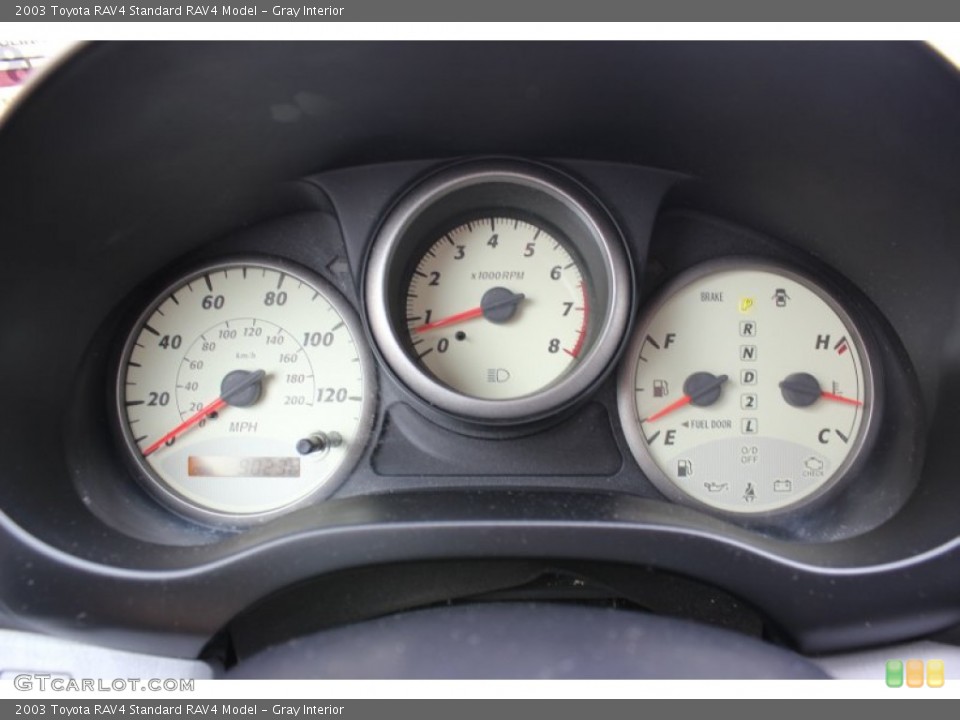 Gray Interior Gauges for the 2003 Toyota RAV4  #80964173