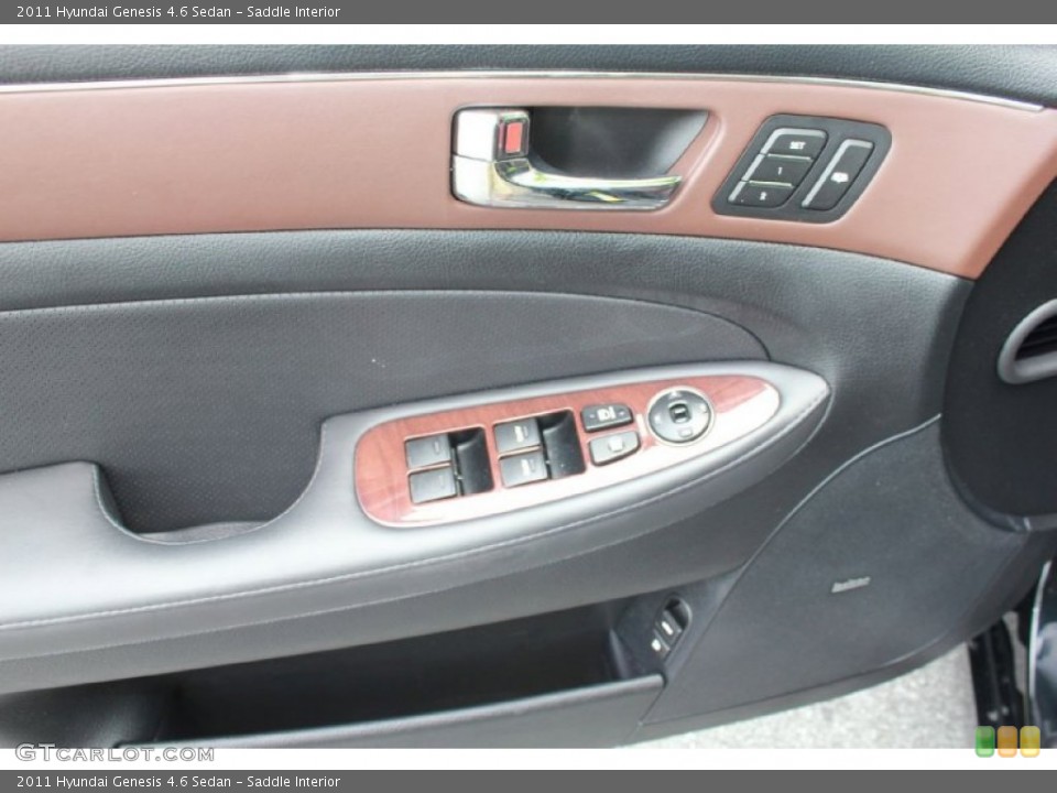 Saddle Interior Door Panel for the 2011 Hyundai Genesis 4.6 Sedan #80965363