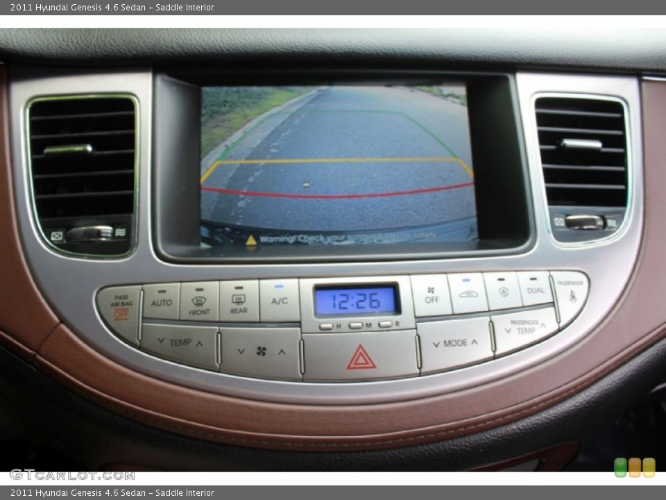 Saddle Interior Controls for the 2011 Hyundai Genesis 4.6 Sedan #80965384
