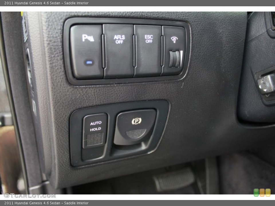 Saddle Interior Controls for the 2011 Hyundai Genesis 4.6 Sedan #80965423