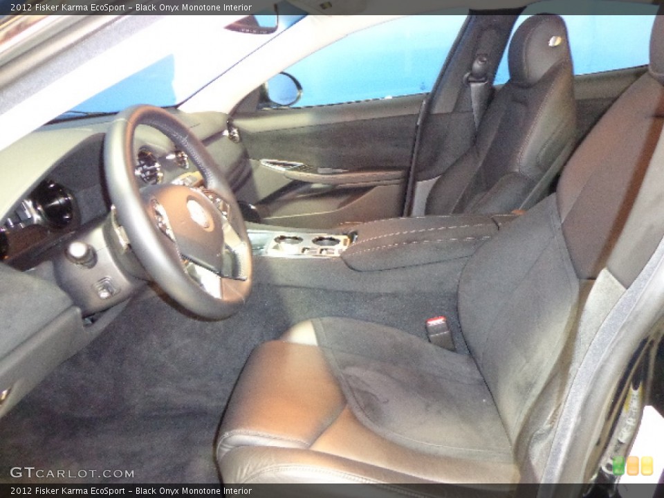 Black Onyx Monotone Interior Photo for the 2012 Fisker Karma EcoSport #80966468