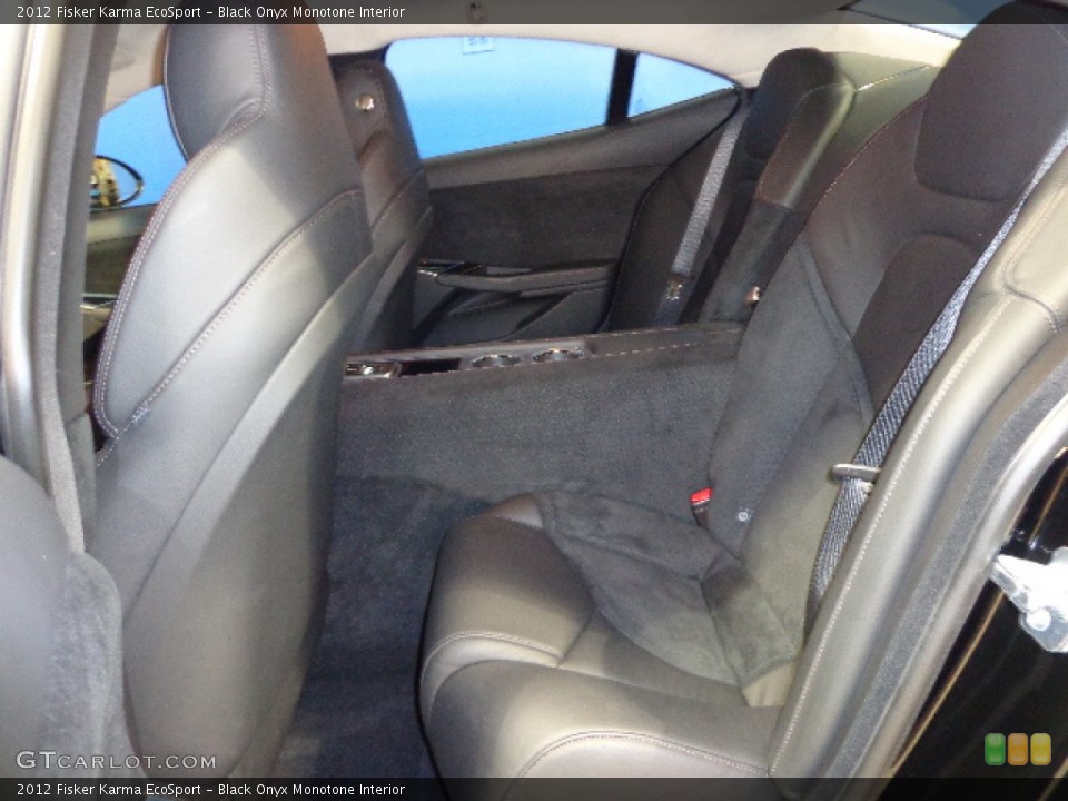 Black Onyx Monotone Interior Rear Seat for the 2012 Fisker Karma EcoSport #80966517
