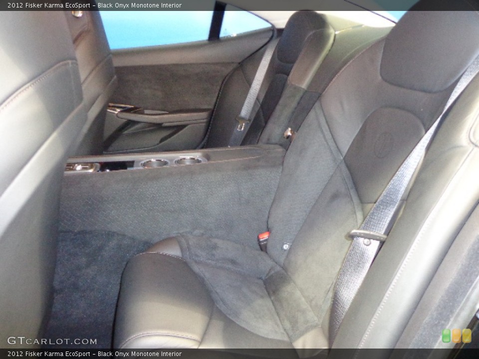 Black Onyx Monotone Interior Rear Seat for the 2012 Fisker Karma EcoSport #80966542