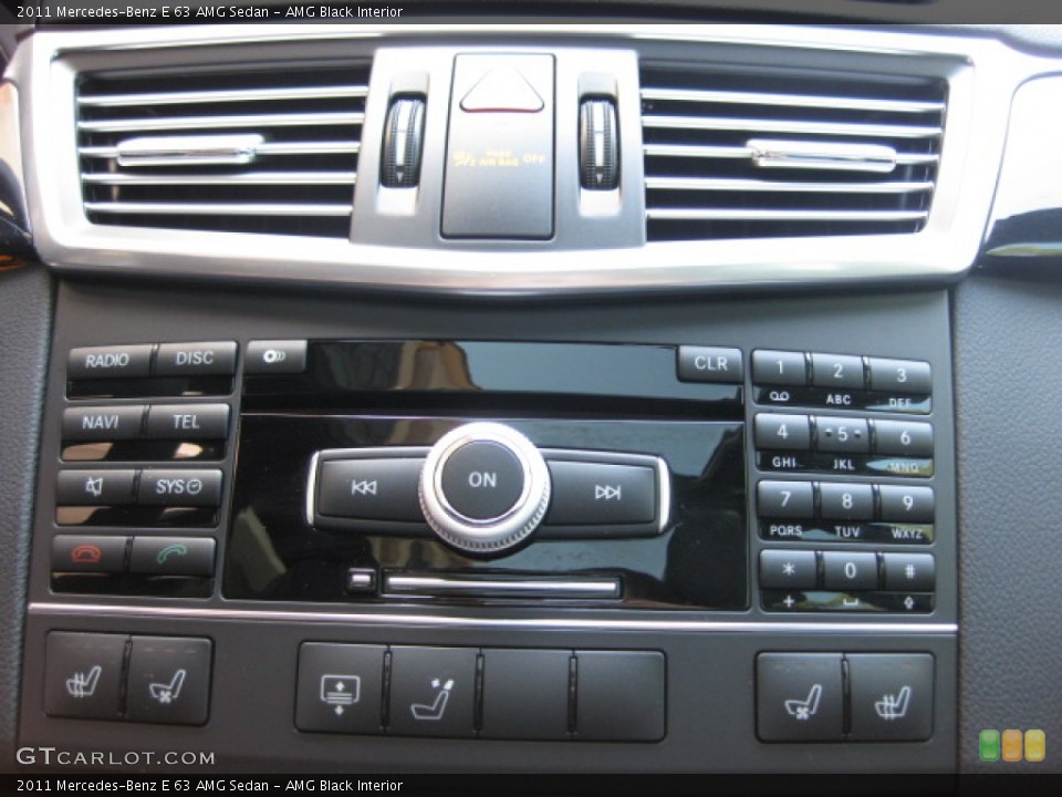AMG Black Interior Controls for the 2011 Mercedes-Benz E 63 AMG Sedan #80966691