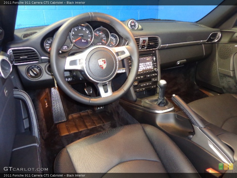 Black Interior Photo for the 2011 Porsche 911 Carrera GTS Cabriolet #80966727