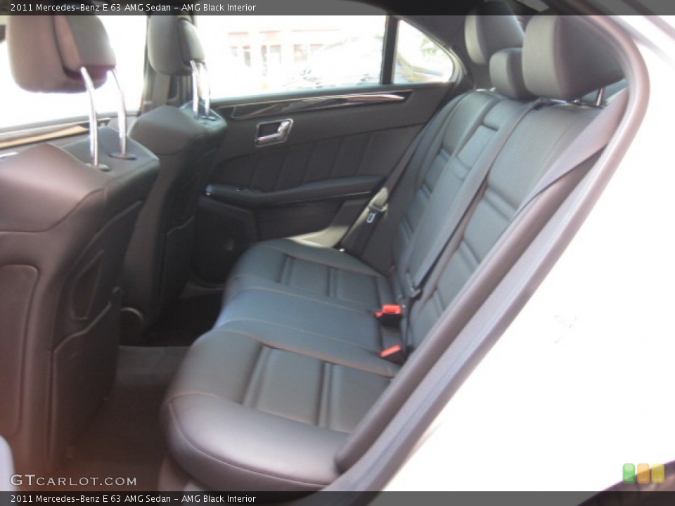 AMG Black Interior Rear Seat for the 2011 Mercedes-Benz E 63 AMG Sedan #80966792