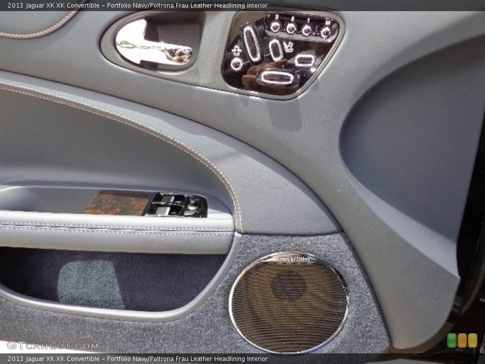 Portfolio Navy/Poltrona Frau Leather Headlining Interior Controls for the 2013 Jaguar XK XK Convertible #80967546