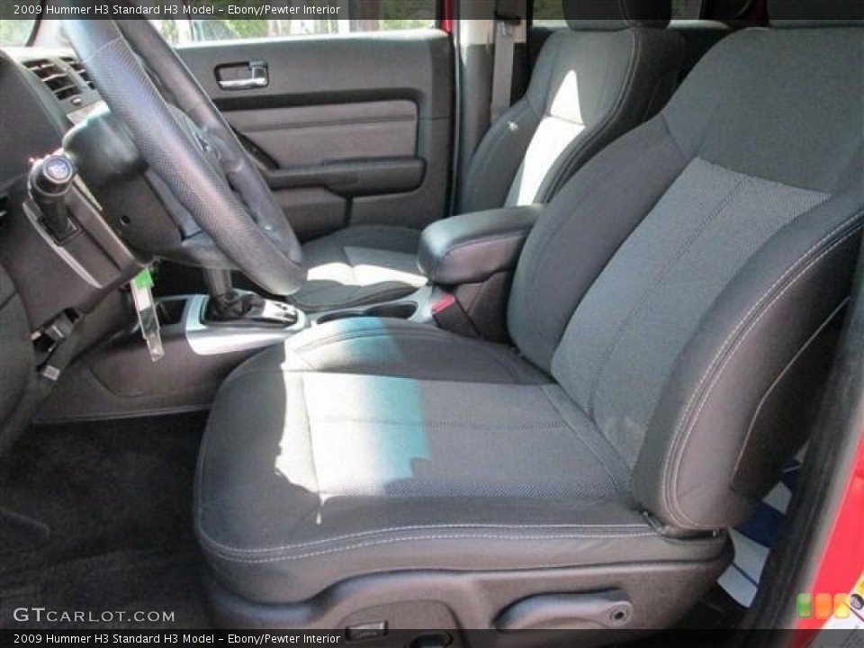 Ebony/Pewter Interior Photo for the 2009 Hummer H3  #80968917