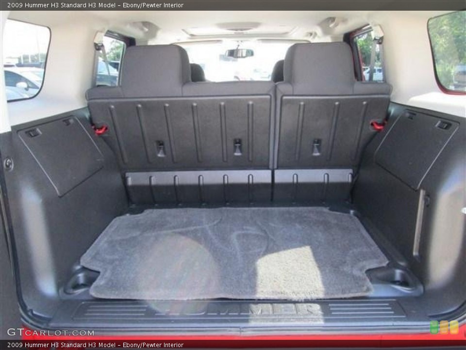 Ebony/Pewter Interior Trunk for the 2009 Hummer H3  #80969008