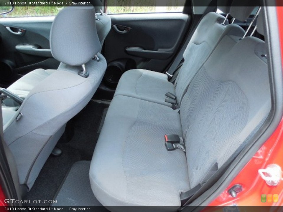 Gray Interior Rear Seat for the 2010 Honda Fit  #80971514