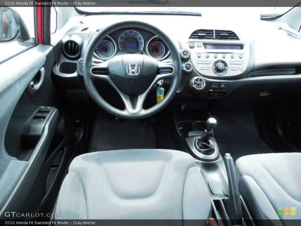 Gray Interior Dashboard for the 2010 Honda Fit  #80971539