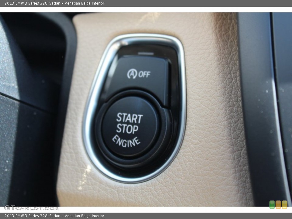 Venetian Beige Interior Controls for the 2013 BMW 3 Series 328i Sedan #80972274