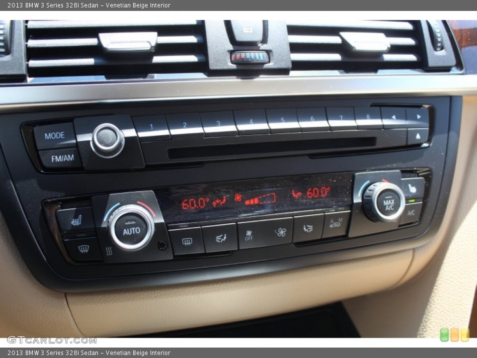 Venetian Beige Interior Controls for the 2013 BMW 3 Series 328i Sedan #80972384