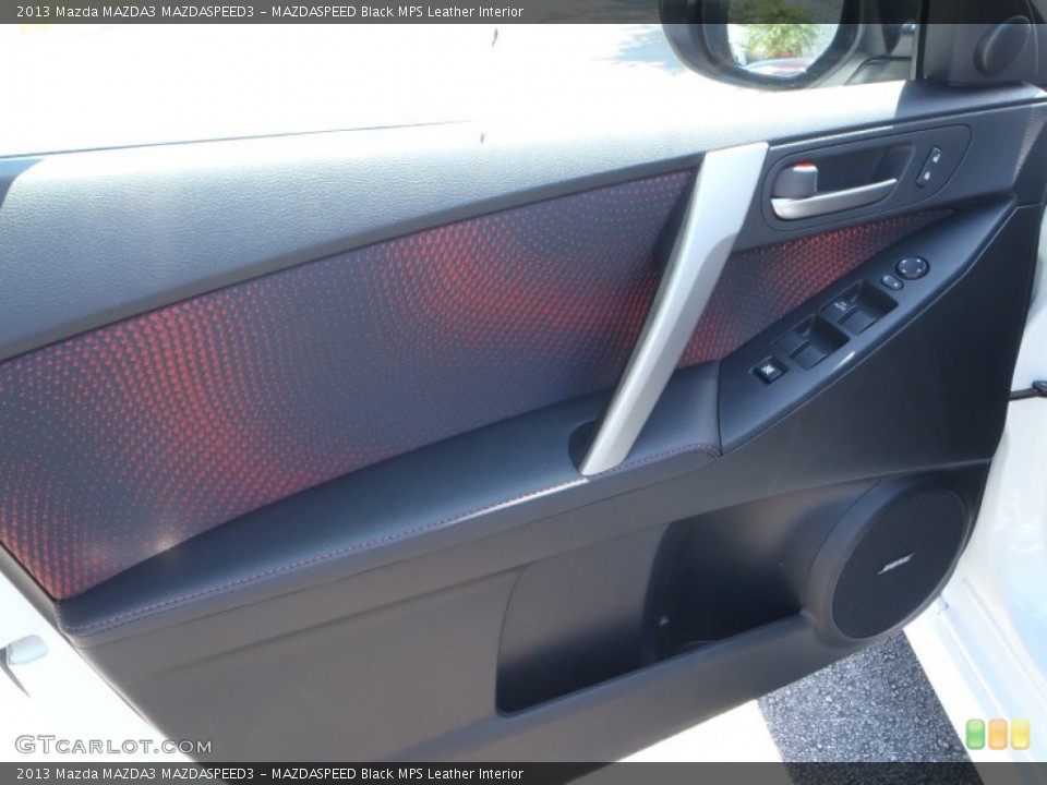 MAZDASPEED Black MPS Leather Interior Door Panel for the 2013 Mazda MAZDA3 MAZDASPEED3 #80972801