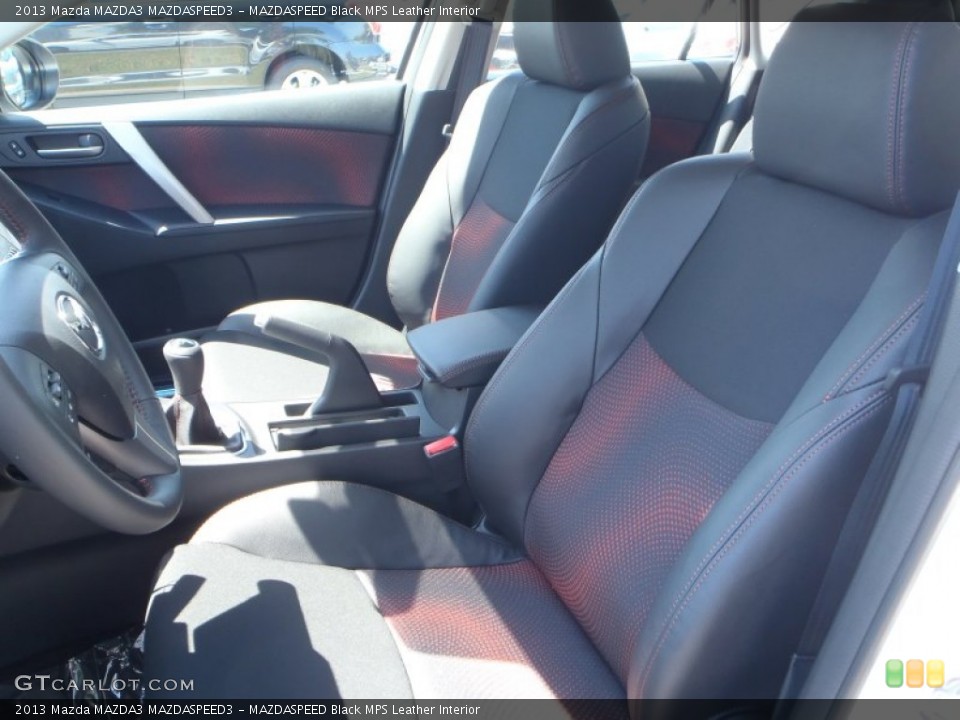 MAZDASPEED Black MPS Leather Interior Photo for the 2013 Mazda MAZDA3 MAZDASPEED3 #80972851