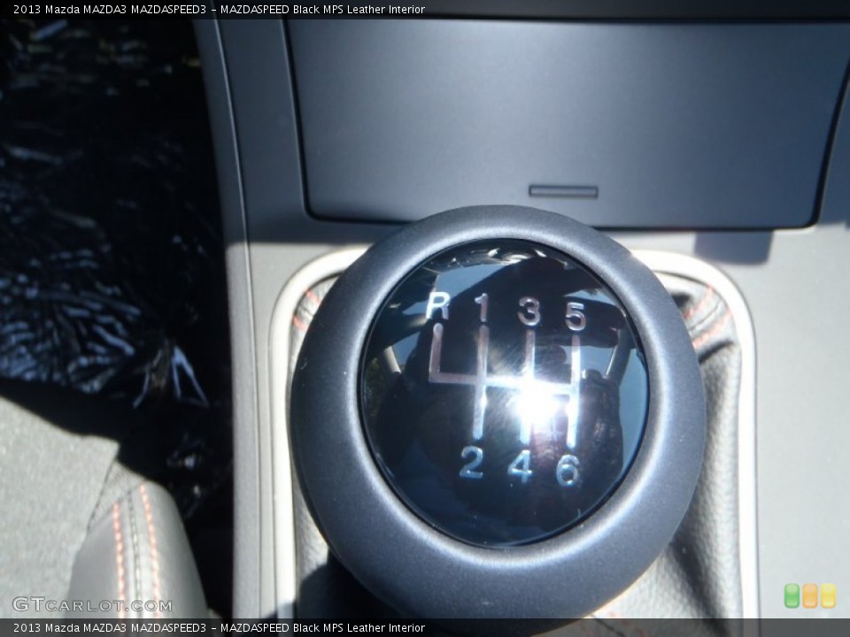 MAZDASPEED Black MPS Leather Interior Transmission for the 2013 Mazda MAZDA3 MAZDASPEED3 #80973085