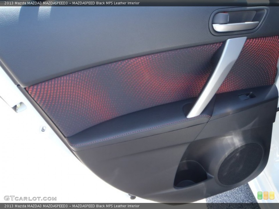 MAZDASPEED Black MPS Leather Interior Door Panel for the 2013 Mazda MAZDA3 MAZDASPEED3 #80973136