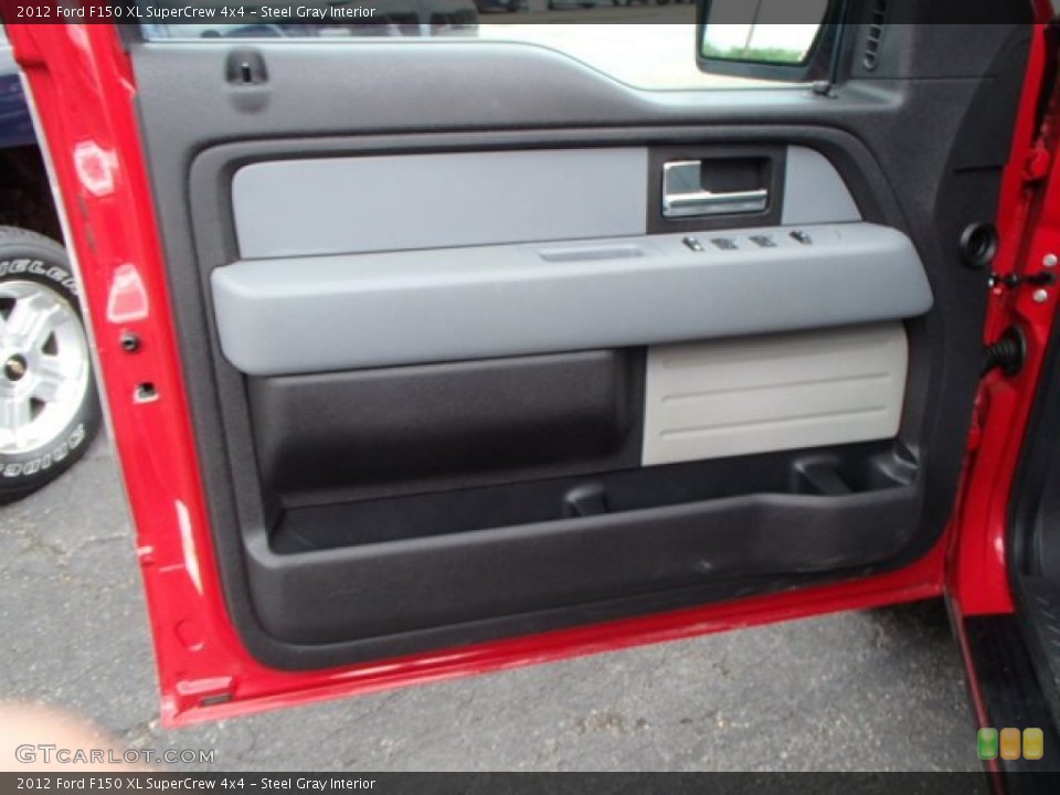 Steel Gray Interior Door Panel for the 2012 Ford F150 XL SuperCrew 4x4 #80976126