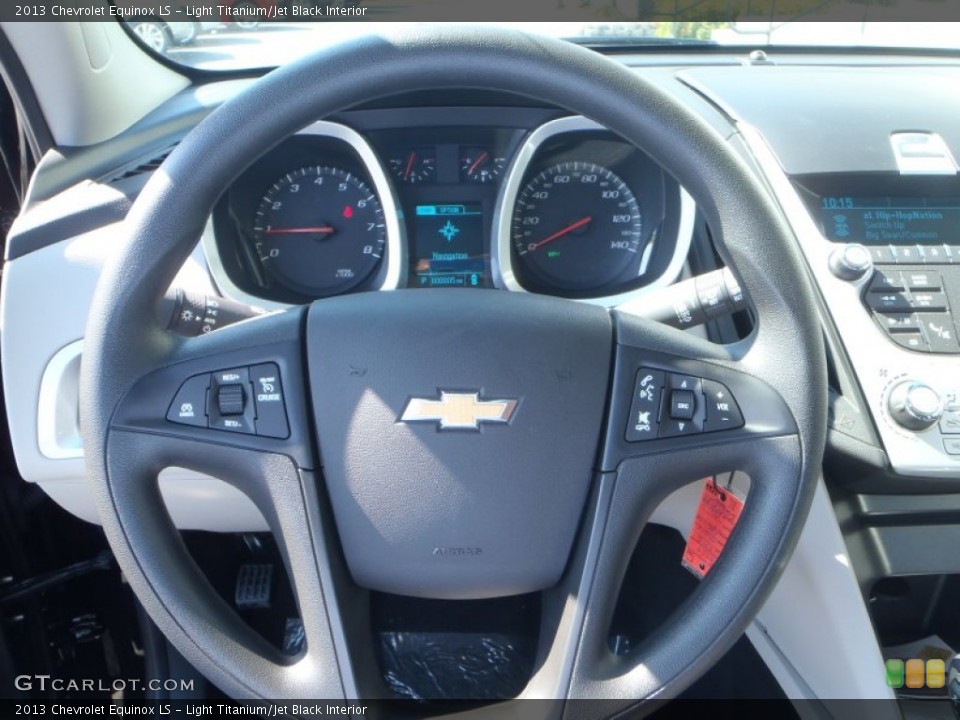 Light Titanium/Jet Black Interior Steering Wheel for the 2013 Chevrolet Equinox LS #80976341