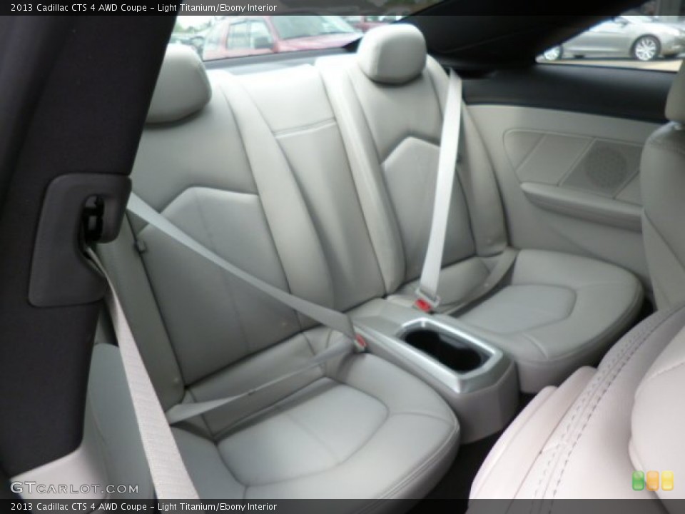 Light Titanium/Ebony Interior Rear Seat for the 2013 Cadillac CTS 4 AWD Coupe #80976386