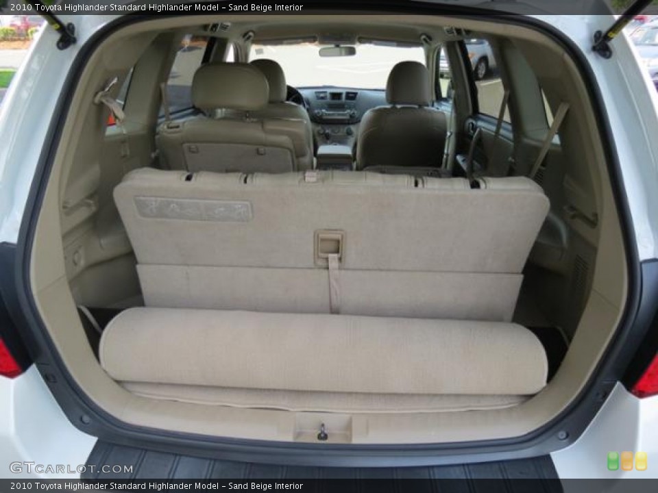 Sand Beige Interior Trunk for the 2010 Toyota Highlander  #80976422