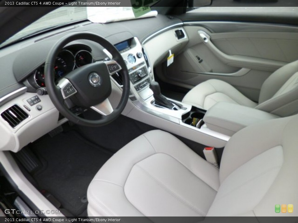 Light Titanium/Ebony 2013 Cadillac CTS Interiors