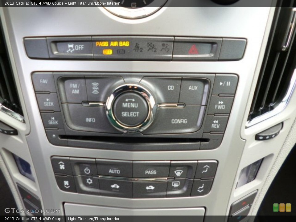Light Titanium/Ebony Interior Controls for the 2013 Cadillac CTS 4 AWD Coupe #80976547