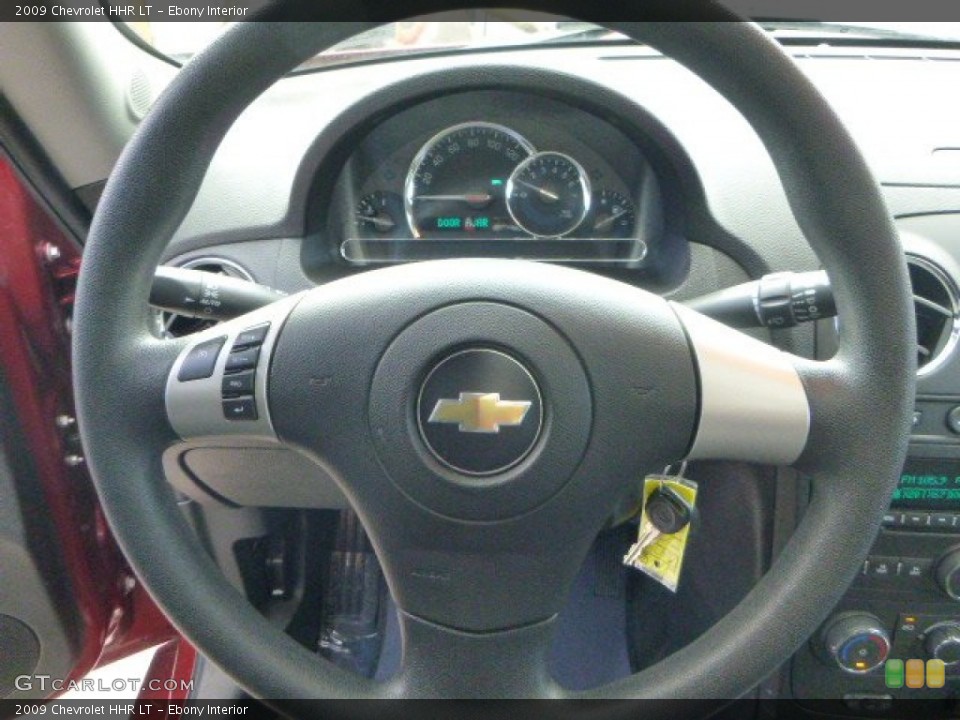 Ebony Interior Steering Wheel for the 2009 Chevrolet HHR LT #80977103
