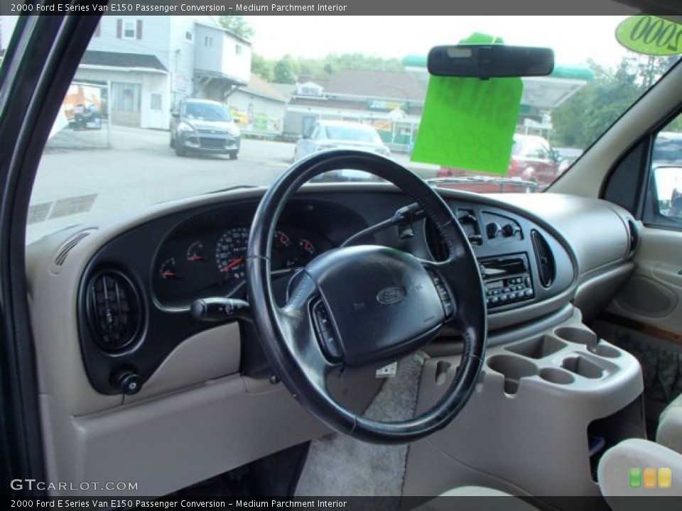 Medium Parchment Interior Dashboard for the 2000 Ford E Series Van E150 Passenger Conversion #80977870