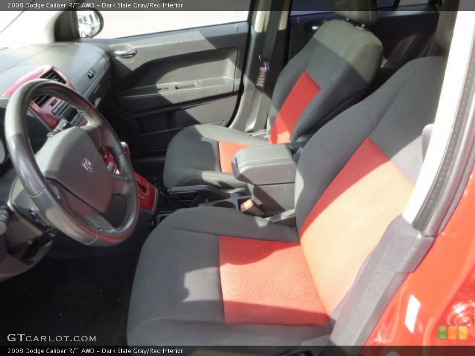 Dark Slate Gray/Red Interior Photo for the 2008 Dodge Caliber R/T AWD #80978214