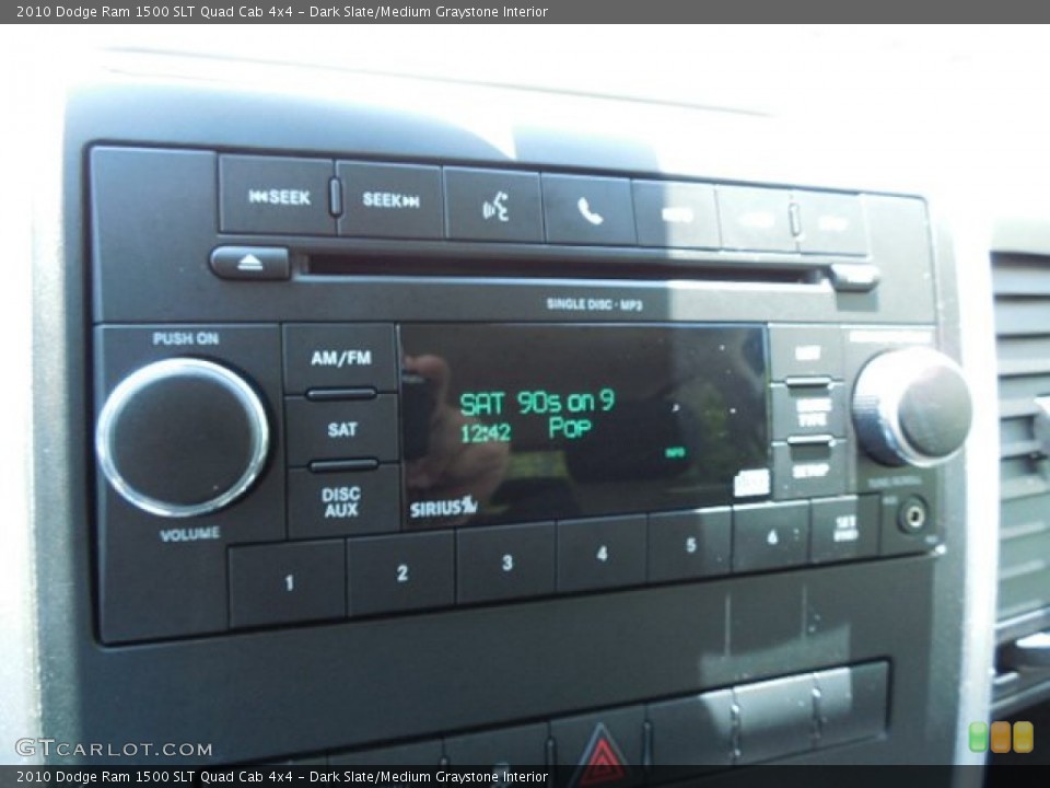 Dark Slate/Medium Graystone Interior Audio System for the 2010 Dodge Ram 1500 SLT Quad Cab 4x4 #80978270